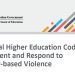 National Higher Education Code to Prevent and Respond to Gender‑based Violence