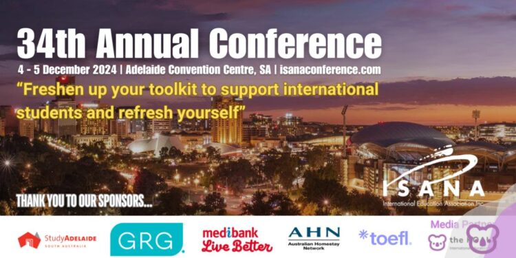 The 2024 ISANA conference is set for 4-5 December in Adelaide