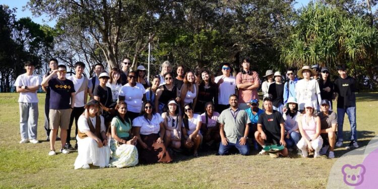 International students give back while discovering Australia over the summer break